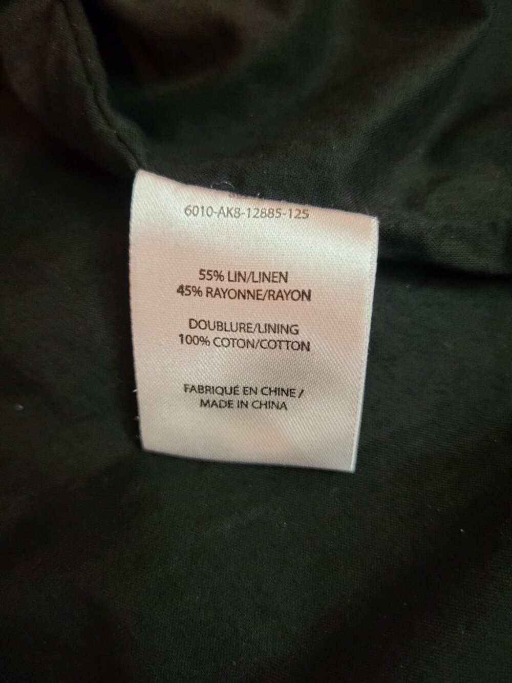 Linen Blend Shirt Dress - Picture 6 of 7